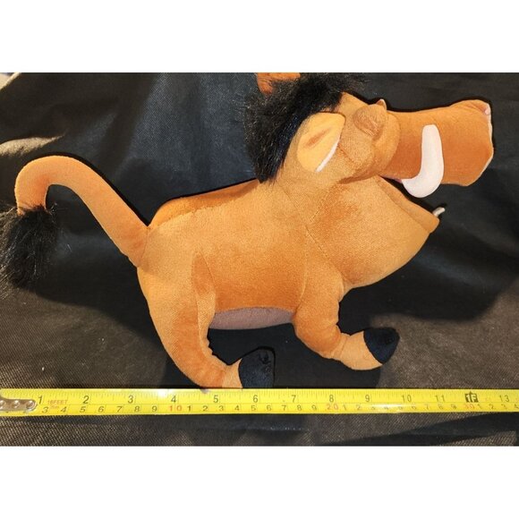 Disney Pumba The Lion King Plush Toy Stuffed Animal 14" Long Soft Velboa - Picture 1 of 10